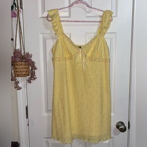 Yellow Lace Dress Wild Fable